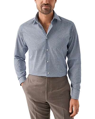 Eton Slim Fit Printed Button Front Shirt