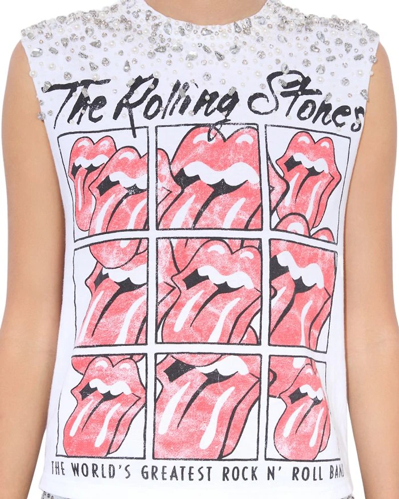 Micah Embellished Muscle Tee