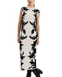 Beth Jacquard Dress