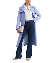 Cheryl Fitted Trench Button Up Jacket