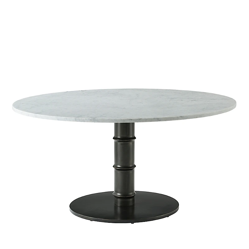 Theodore Alexander Kesden Round Marble Dining Table