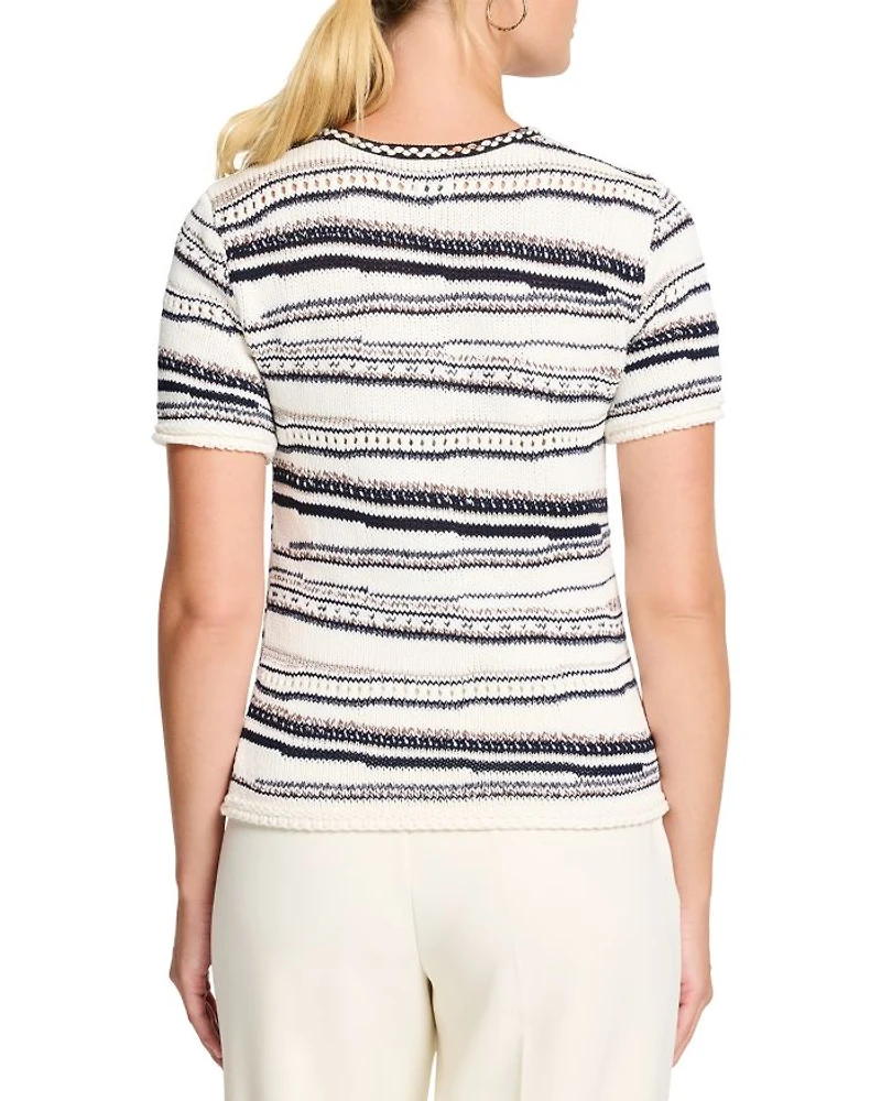 Shoreline Mix Knit Tee