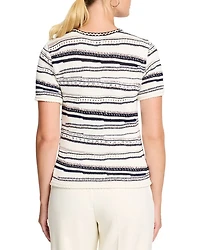 Shoreline Mix Knit Tee