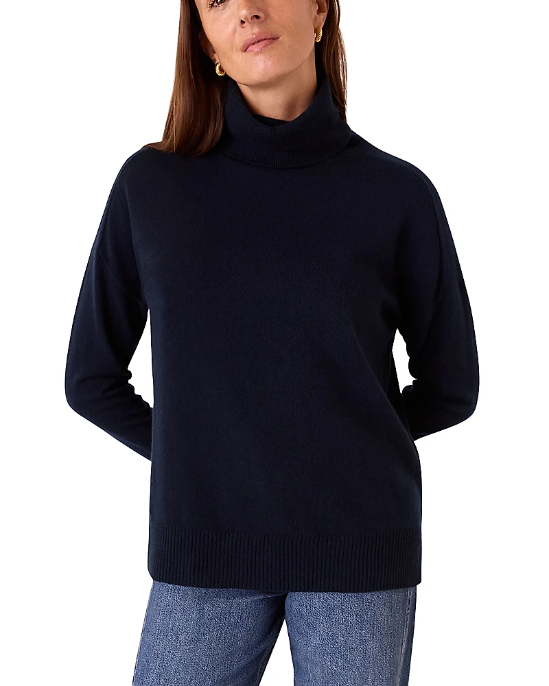 Whistles Cashmere Roll Neck Sweater