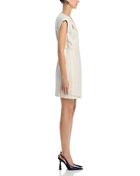 Dagania Striped Wrap Dress