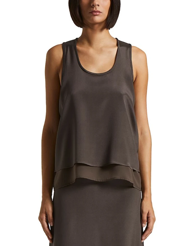 Scoop Neck Layered Camisole