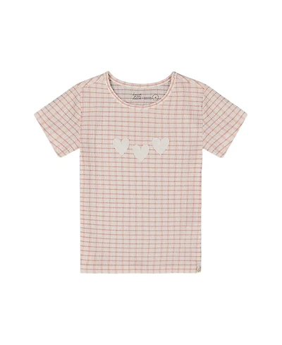 Deux par Deux Girls' Crinkle Top - Little Kid