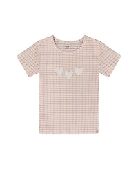 Deux par Deux Girls' Crinkle Top - Little Kid