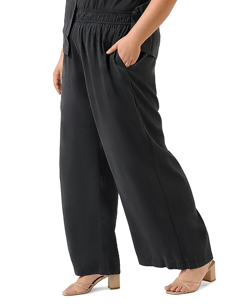 Estelle Plus Dusky Wide Leg Pants