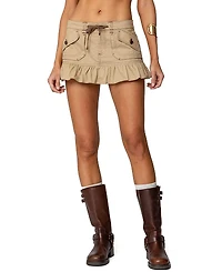 Edikted Ninna Peplum Mini Skirt