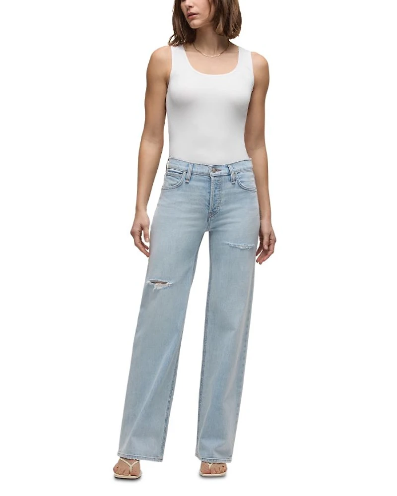Rosie High Rise Wide Leg Jeans Rearview