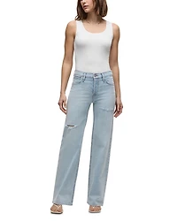 Rosie High Rise Wide Leg Jeans Rearview