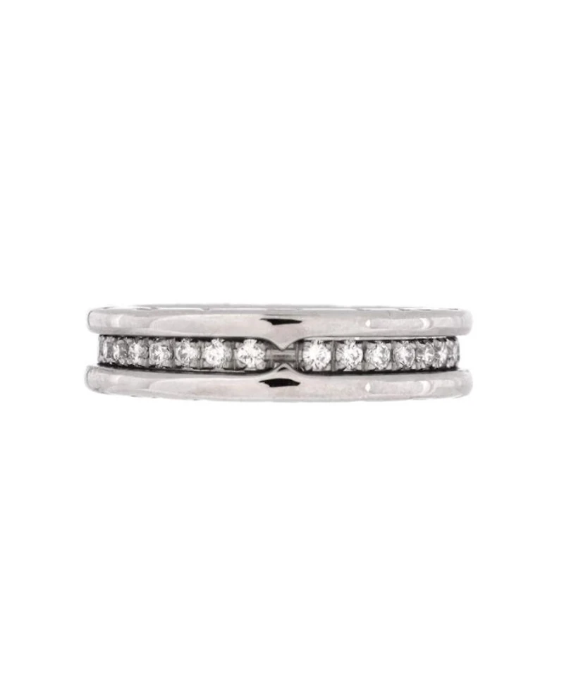 B.Zero1 One Band Ring 18K White Gold and Diamonds