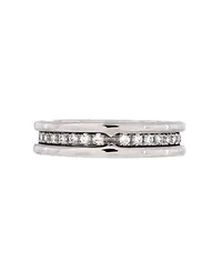 B.Zero1 One Band Ring 18K White Gold and Diamonds