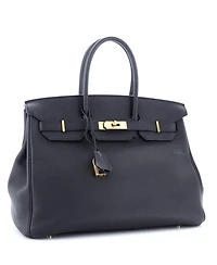 Birkin Handbag Black Togo with Gold Hardware