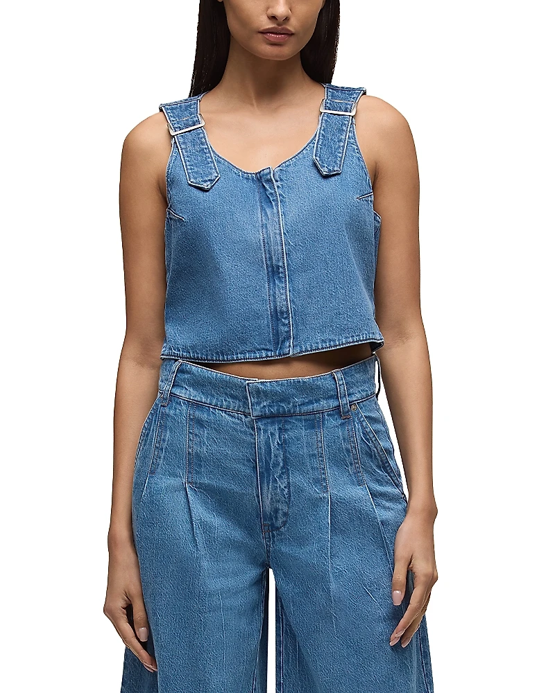 Hudson Boxy Denim Vest
