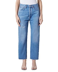 Agolde 90's Crop Mid Rise Straight Jeans