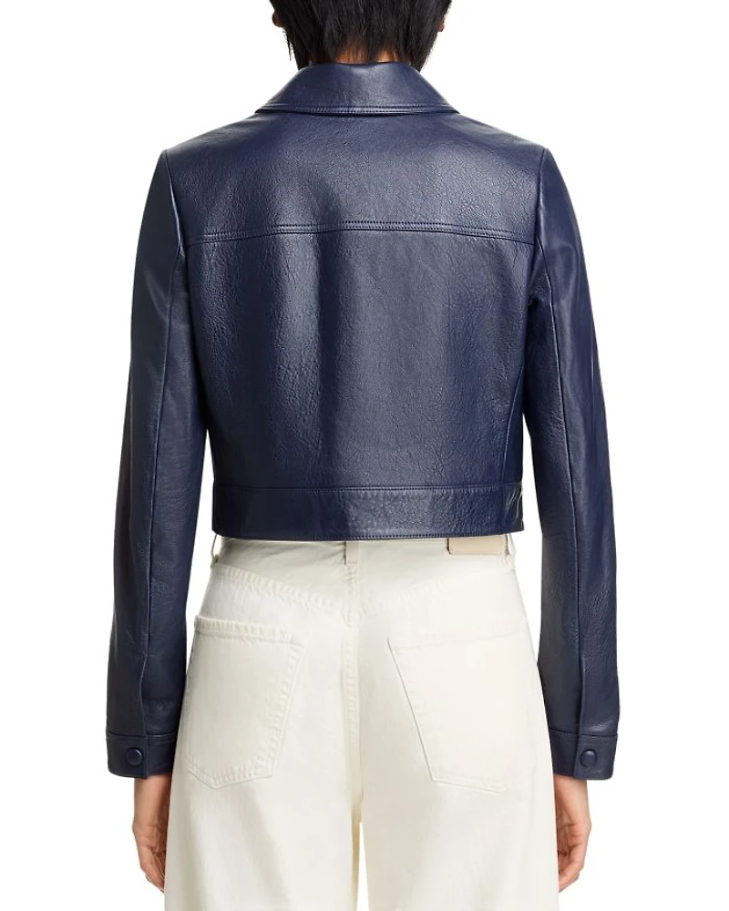 The Small Leather Slim Fit Jacket