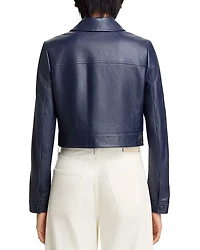 The Small Leather Slim Fit Jacket
