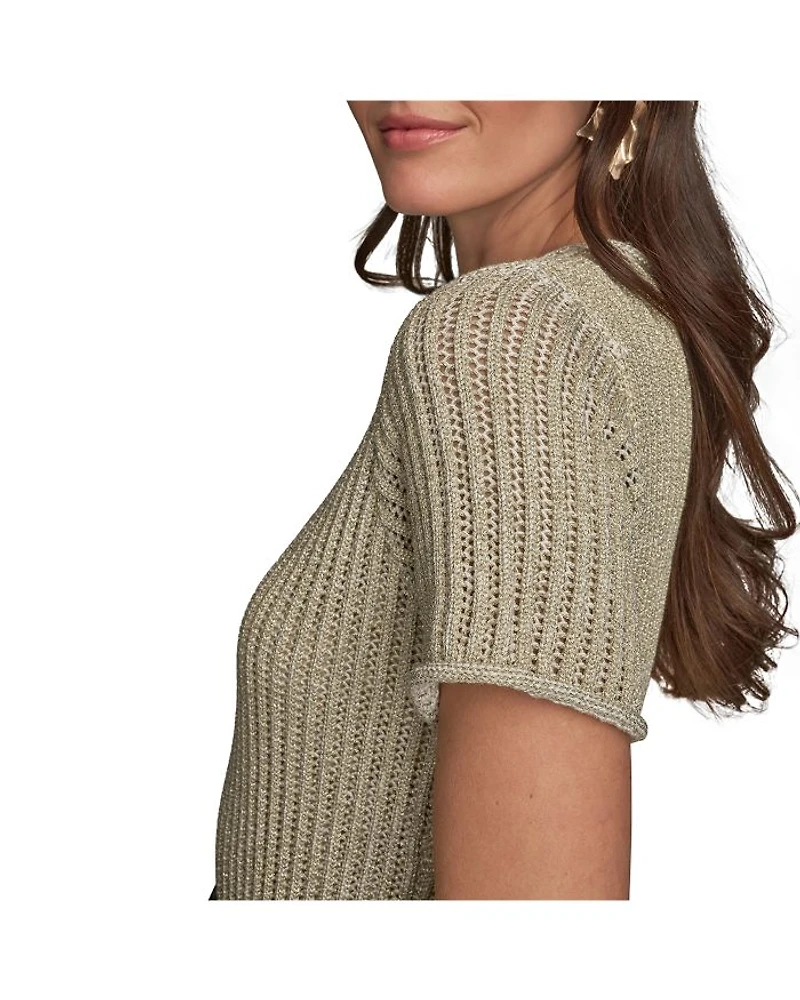 Cord Belt Sweater Dress