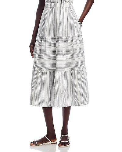 Tommy Bahama Luminous Tide Gauze Midi Skirt