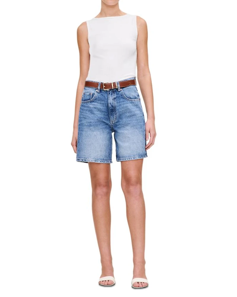 Taylor High Rise Denim Shorts