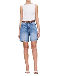 Taylor High Rise Denim Shorts