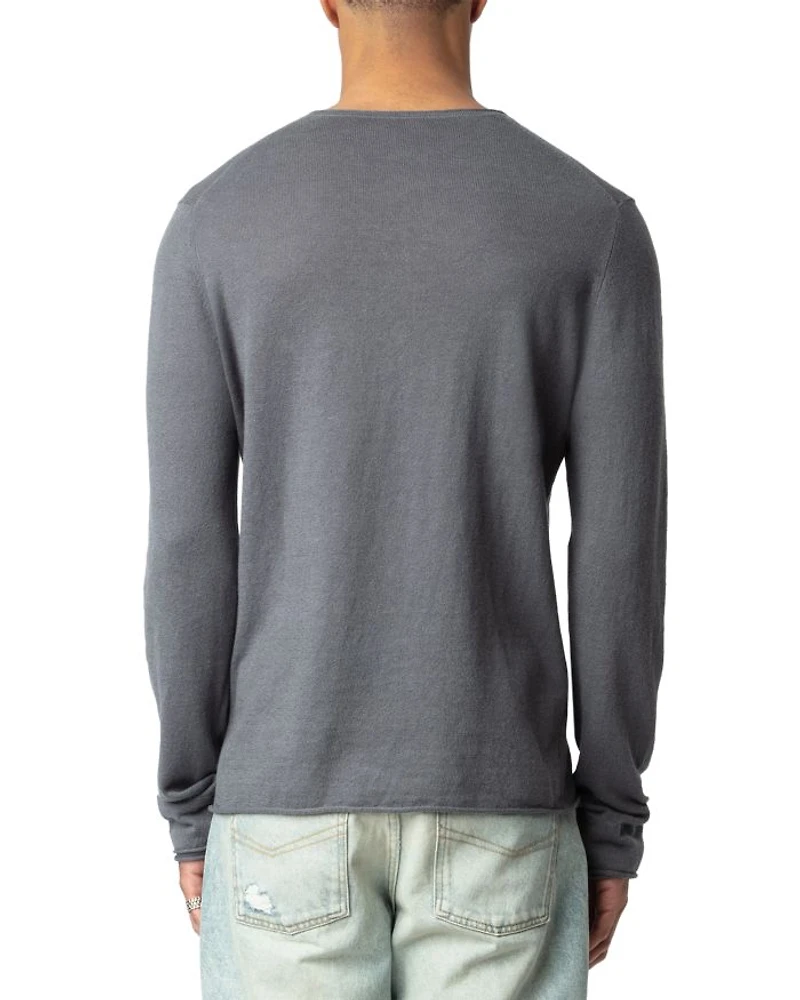 Signature Regular Fit Linen Henley