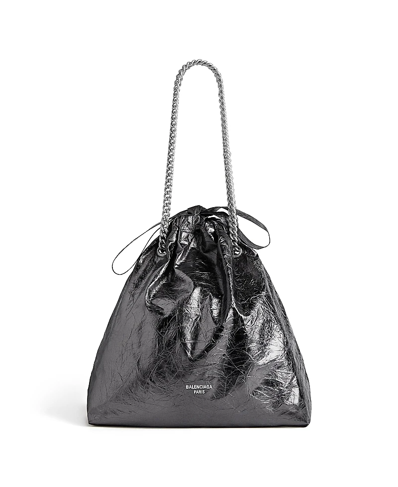 Balenciaga Crush Tote Bag Metallized