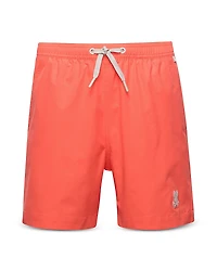 Psycho Bunny Unisex Samos Hydrochromic Printed Swim Shorts - Big Kid