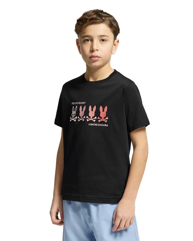 Unisex Kids Oceania Embroidered Graphic Tee - Little Kid, Big Kid