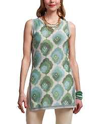 Frances Valentine Robbie Top Graphic Leaf