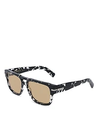 Ferragamo Double Bridge Square Sunglasses, 56mm