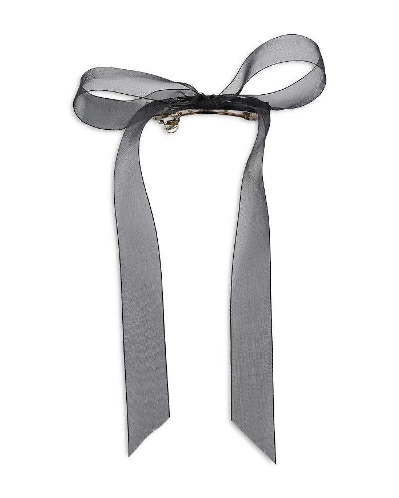Amy Mini Sheer Bow Barrette