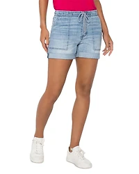 Rascal High Rise Utility Jean Shorts Boylston