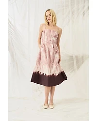 Printed A-Line Dress