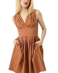 V Neck Mini Hazel Dress