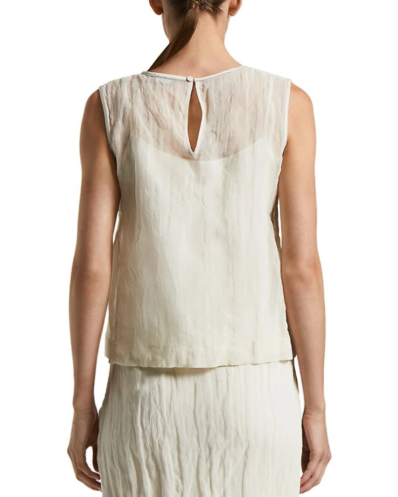Sleeveless Crinkle Camisole