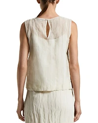 Sleeveless Crinkle Camisole