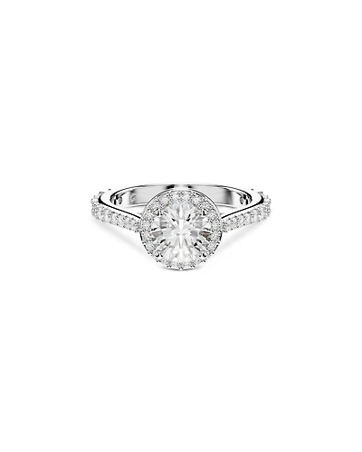 Una Crystal Halo Ring