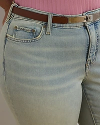 Mid Rise Straight Ankle Jean Stella Wash