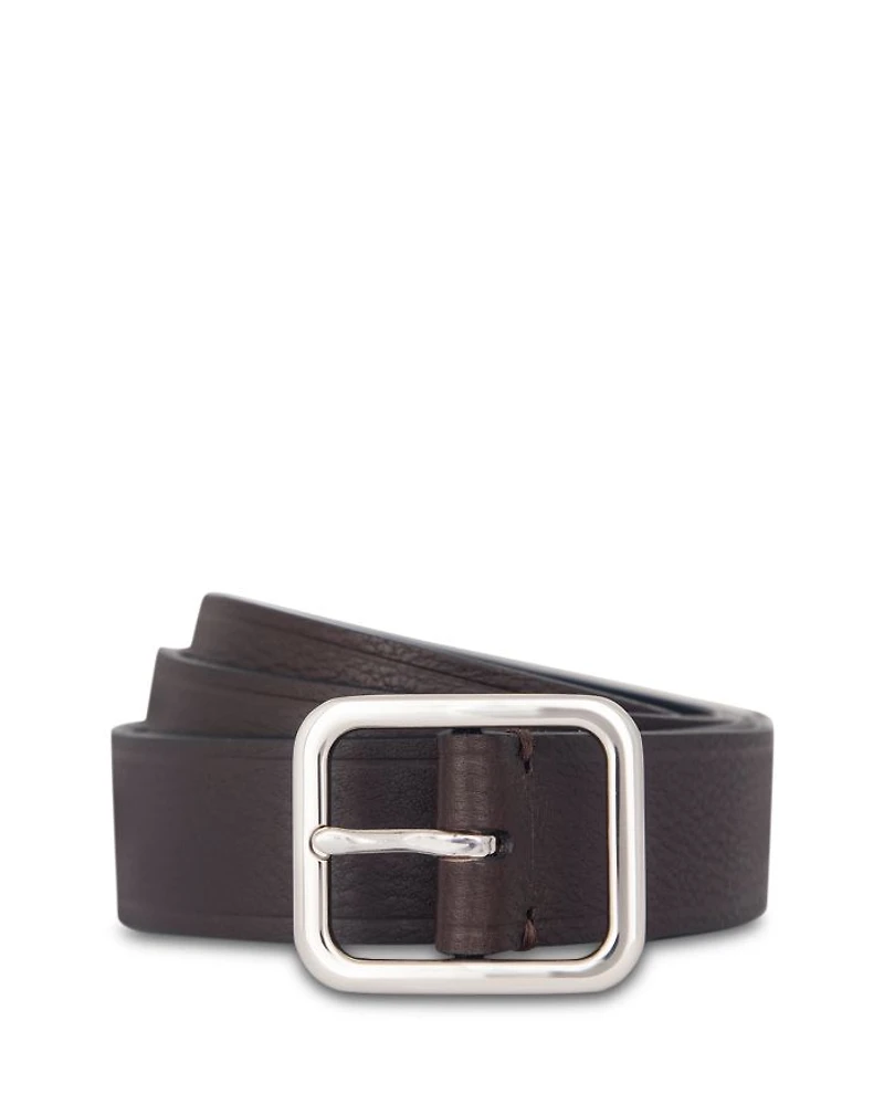 Men's Flat Pebble Belt