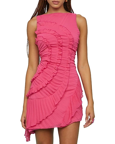 Amur Emilia Cascade Mini Dress