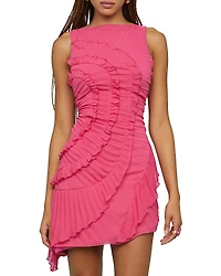 Amur Emilia Cascade Mini Dress