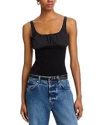 Steve Madden Luana Ruched Detail Top