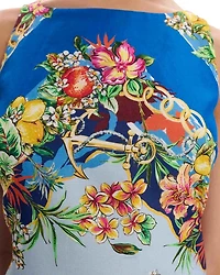 Patterned Shift Dress