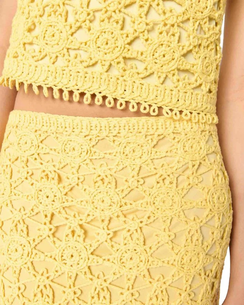 Long Crochet Skirt