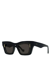 Loewe Signature Black Geometric Sunglasses, 54mm