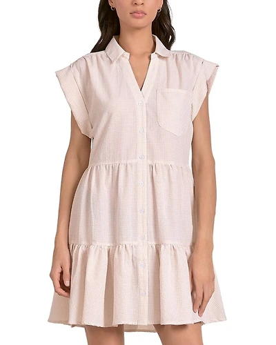 Seersucker Shirt Dress