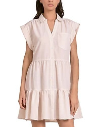 Seersucker Shirt Dress